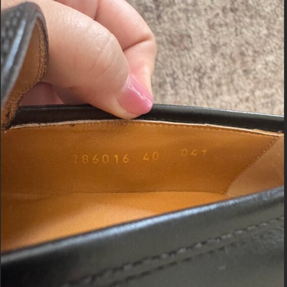 Gucci Jordann Horsebit Loafer Size 40, Black Leather - Picture 4 of 4